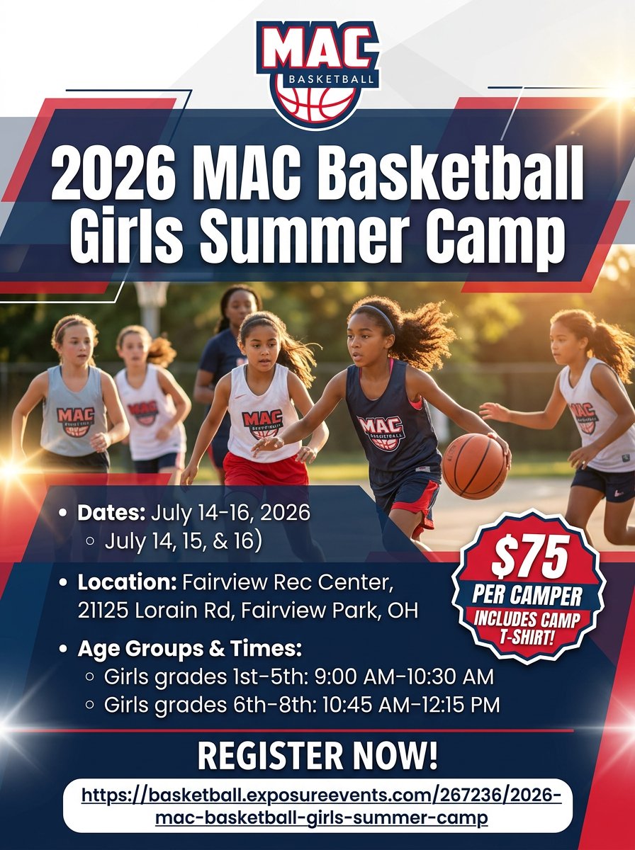 MacBasketballUA's tweet photo. Mid March and 45 girls have signed up for our camp July 14-16.  3 days of skill work, competition, games and prizes!  See how we work and get better at the game! Open to grades 1st thru 8th!

https://t.co/OvGcmBwbEO https://t.co/TTyEujxbAl