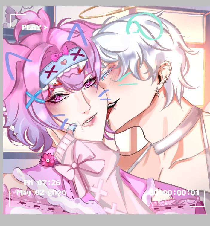 SpectralStitch's tweet photo. Have two cute boys to bless your timeline this Monday 💜

Artist: lumikrystall on DeviantArt
With: @FeatheredSin https://t.co/DulhdnE5UM