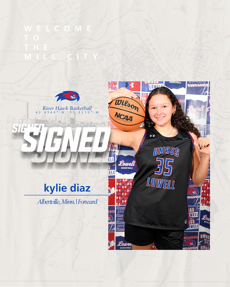 RiverHawkWBB's tweet photo. Official - Welcome to the Mill City 🏙️ 

#UnitedInBlue https://t.co/eywLdgovsS