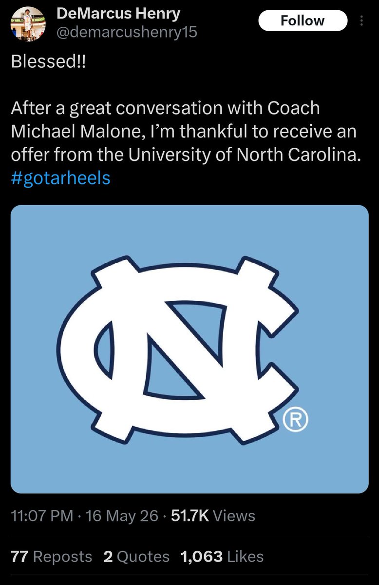 UNC Fan tweet media