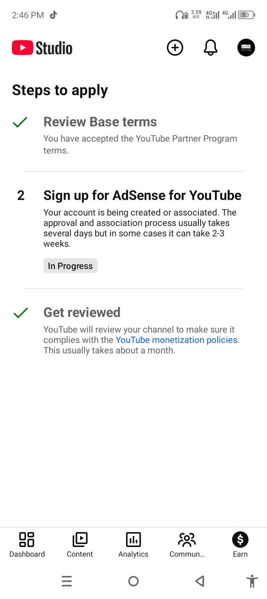 KarimGraphics's tweet photo. @TeamYouTube 
Hi my monetization Step 2 has been stuck on "In Progress" for over 17 days. I’ve already closed any duplicate accounts. I contacted support and they provided this Case ID: 5-9920000041393, but still no update. Can you please look into
My Ch:
https://t.co/Z4ZuZ5PwS9 https://t.co/b2fEFnrI4R