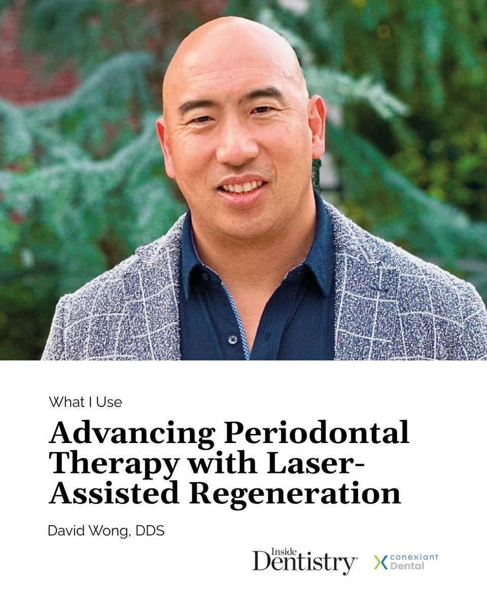 InsideDentistry's tweet photo. Technology is most valuable when it improves both clinical outcomes and patient trust.
The LANAP®️ protocol combines laser-assisted periodontal therapy with a minimally invasive approach designed to regenerate tissue while improving the patient experience: https://t.co/gthqZ9oFTW https://t.co/FQnsu94lJ8
