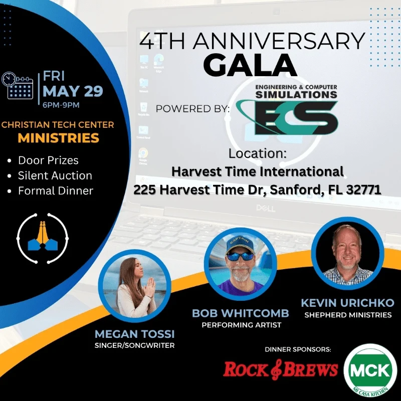 Ecsorl's tweet photo. Our #ECSTeam is proud to sponsor the 4th Anniversary Gala for Christian Tech Center Ministries. This incredible nonprofit is changing lives by providing free tech services, digital skills training, and access to computer equipment for those in need.

https://t.co/Tydd4dfg8I https://t.co/PZ7U2FhZPw