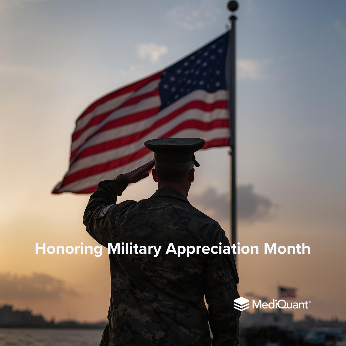 MediQuantLLC's tweet photo. This Military Appreciation Month, we honor the brave men and women of the U.S. Army, Navy, Air Force, Marines, Coast Guard, and Space Force who dedicate their lives to protecting our freedom.

Their service requires sacrifice, courage, and an unwavering commitment to duty. We are grateful for all they do.

At MediQuant, we're proud to support military healthcare by ensuring service members and veterans have seamless access to their complete medical histories. Through our DataArk® platform, we help military healthcare systems archive and preserve critical medical data—making it instantly accessible when and where it's needed most.

From active duty to veteran care, accessible medical records can make all the difference. We're honored to play a role in supporting those who serve.

Thank you to all who have worn the uniform. 

#MilitaryAppreciationMonth #ThankYouForYourService #HealthcareIT #MedicalDataArchiving #VeteranCare #MilitaryHealthcare