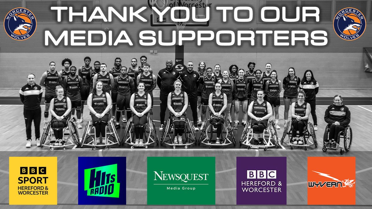 UW_Wolves's tweet photo. 🐺THANK YOU TO OUR MEDIA SUPPORTERS🐺

A big thank you to our media supporters this season.

@bbchw 
@HitsWestMidNews 
Newsquest
@BBCSport 
Radio Wyvern

You have all played a huge part in making this season so successful. https://t.co/9DECBcFIYE