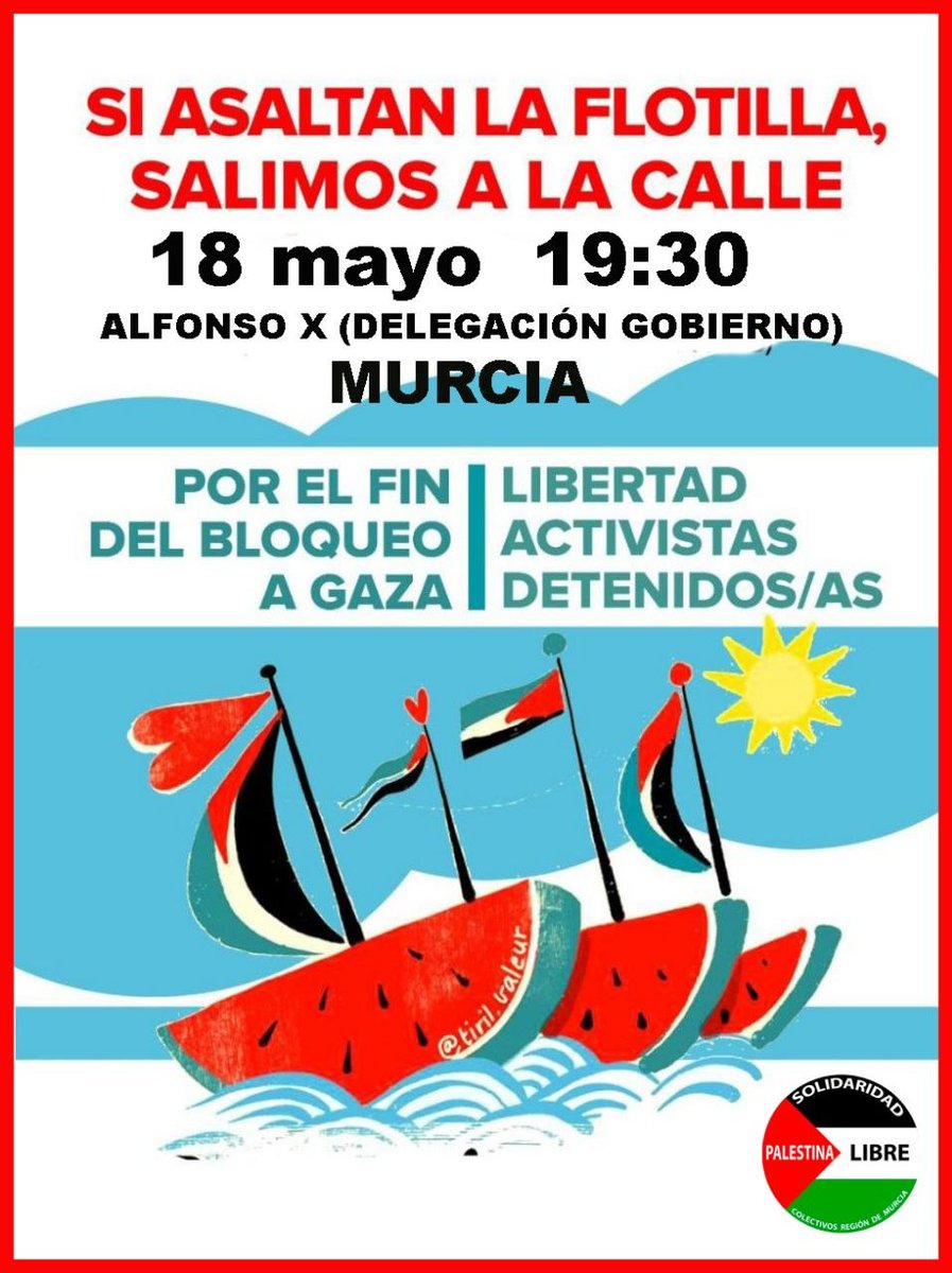 Palestina Libre 🇵🇸 Región de Murcia tweet media