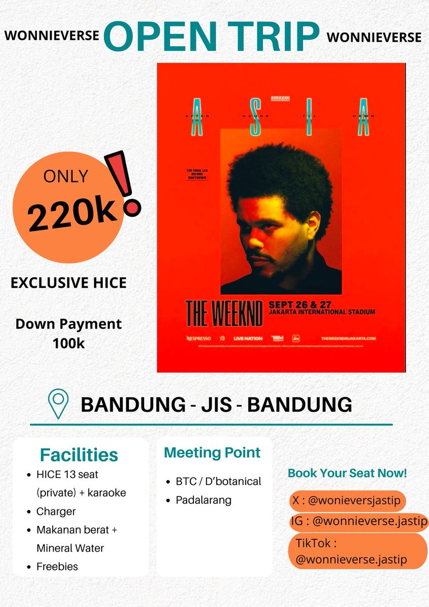 rwbbiey's tweet photo. @shimizzuu yuk kak bisa dm ig (@ wonnieverse.jastip) fee start 250rb an ajaa bisa tanya tanya dulu, kalau kakanya di bandung sekalian bisa ikut open trip kita! 😍 https://t.co/7M56d13bu8