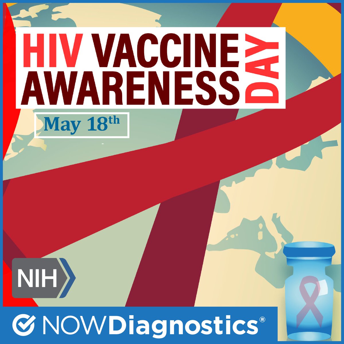 _firsttoknow's tweet photo. Monday, May 18th, is HIV Vaccine Awareness Day.

This is a day to celebrate the volunteers, community members, health professionals, and scientists working together to find a safe and effective preventive HIV vaccine.

It is also a time to educate communities about the importance of preventive HIV vaccine research.

To learn more about our nation's response to HIV, including preventative research involving vaccines, microbicides, and more:
https://t.co/KdqSHjKRuy

To read more about HIV Vaccine Development:
https://t.co/kdibpW5oks

To find HIV & STI testing sites & care services:
https://t.co/Luz8HiSwMT

#NOWDx #FirstToKnow #HVAD #PublicHealth #HIV #NIAID #Awareness