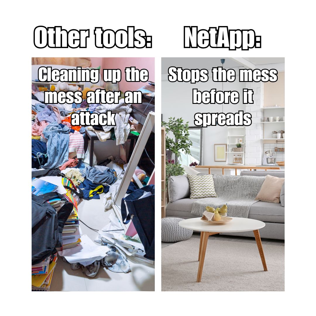 NetApp tweet media