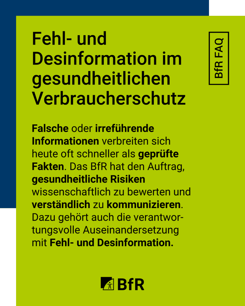 BfR | Bundesinstitut für Risikobewertung tweet media