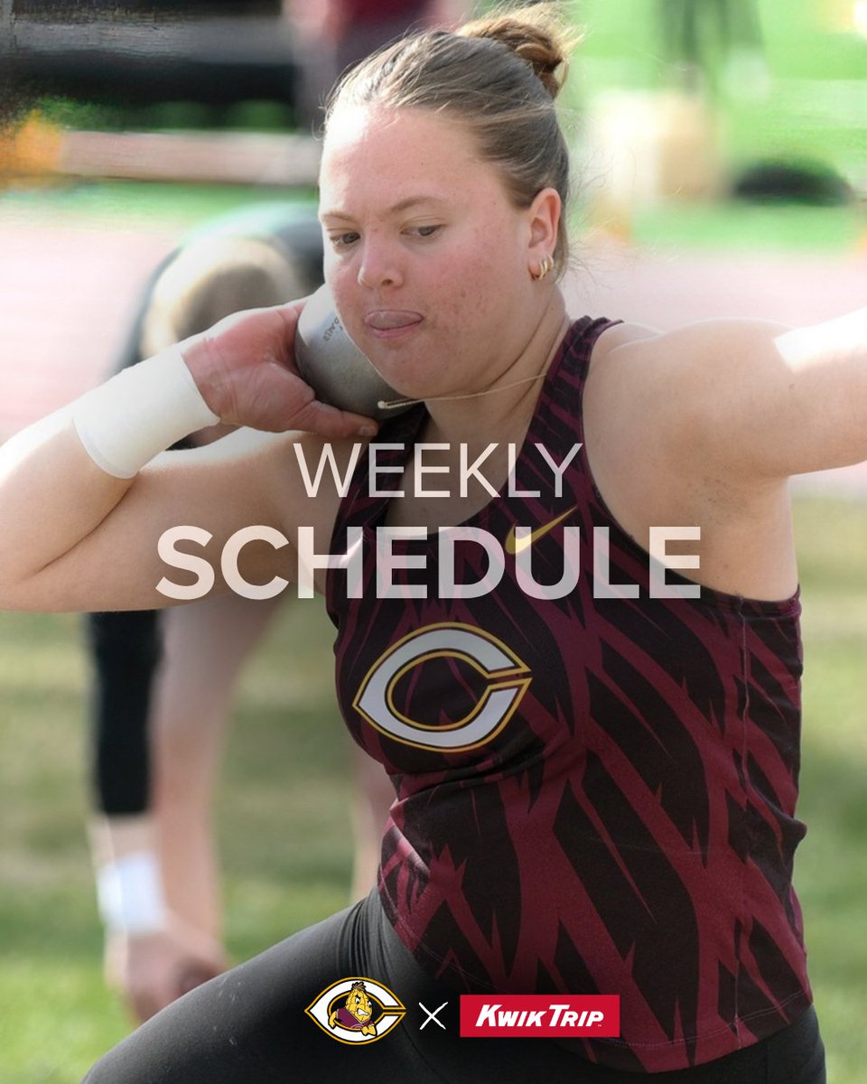 CobberSID's tweet photo. 𝐖𝐞𝐞𝐤𝐥𝐲 𝐒𝐜𝐡𝐞𝐝𝐮𝐥𝐞 
This week, the men’s and women’s track &amp; field teams head to the 𝐍𝐂𝐀𝐀 𝐎𝐮𝐭𝐝𝐨𝐨𝐫 𝐂𝐡𝐚𝐦𝐩𝐢𝐨𝐧𝐬𝐡𝐢𝐩𝐬, competing Thursday through Saturday! 🏃‍♂️ Good luck to all of our Cobbs competing on the national stage! #RollCobbs https://t.co/lcnNdzWoz0