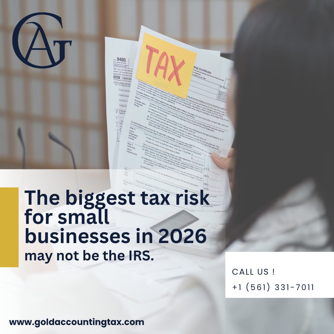 goldacctingtax's tweet photo. The businesses that survive long-term are rarely the ones chasing shortcuts. They are the ones building strong systems early.
#SmallBusinessTax #IRS2026 #TaxPlanning #EntityStructure #Entrepreneurship #TaxStrategy #CyberSecurity #IRSDirtyDozen #TaxPreparation #BusinessOwnerTips https://t.co/ly9xgjIU4y