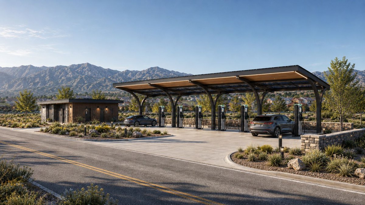 RangewayEV's tweet photo. The EV charging industry borrowed its entire vocabulary from gas stations and airports.

Stations. Hubs. Pods. Attendants.

Rangeway picked different words.

The infrastructure is the same. The promise is not. 

https://t.co/riDNVMtwIP https://t.co/ntNsr7cIVL