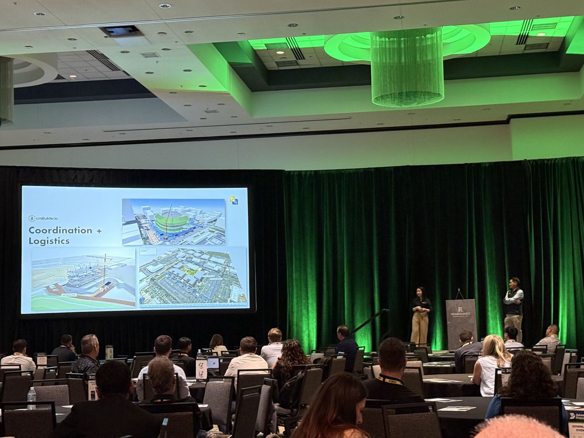 hdcco's tweet photo. Our team at the 2026 Advancing Preconstruction conference: Hay Thi, Estimator, and Jeffrey Visava, Preconstruction Manager, shared insights on model-based estimating, tech integration, and innovation shaping our industry's future. https://t.co/1ZD8gA12Qe