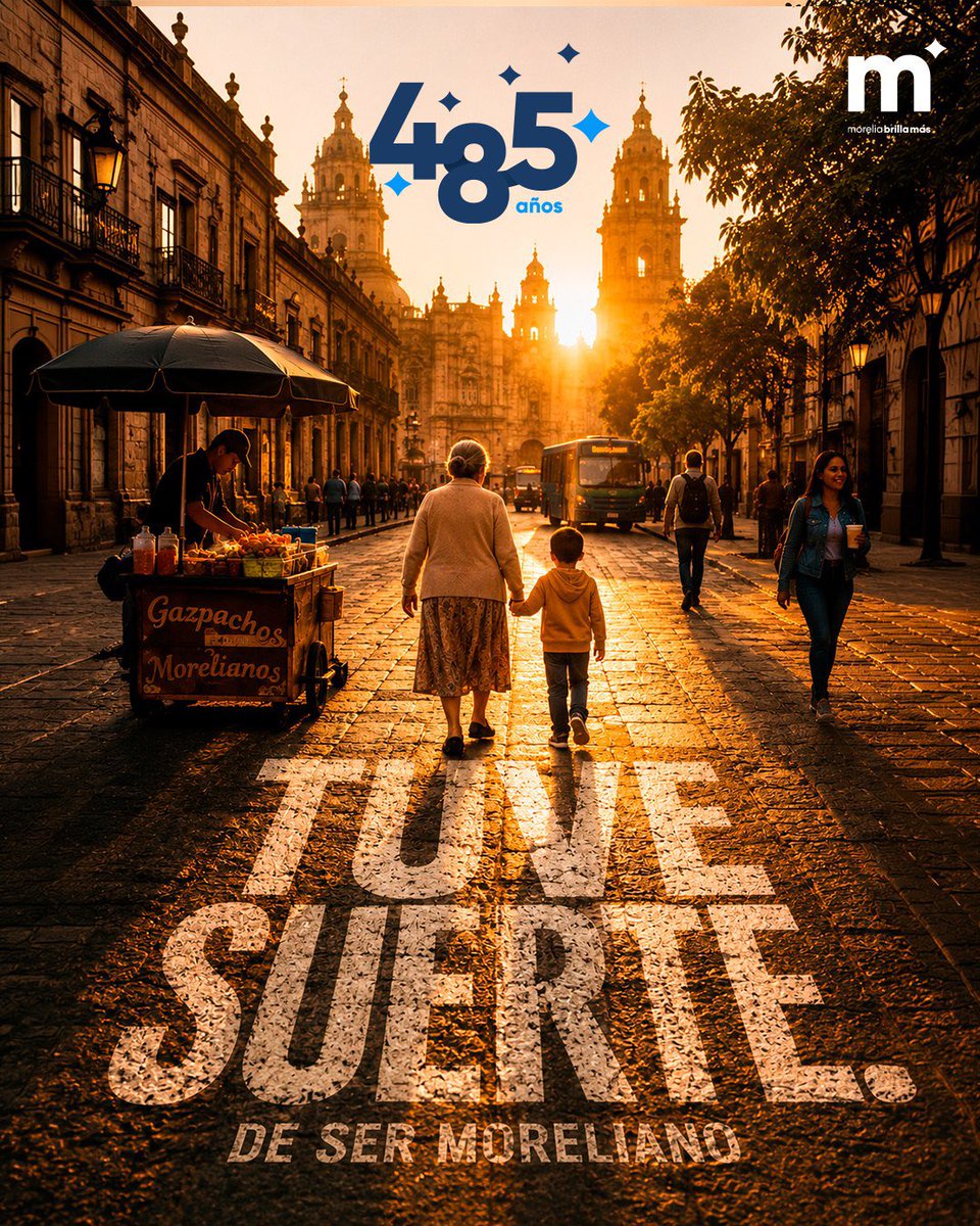 AlfonsoMtz_Mx's tweet photo. ✨ 485 años después, Morelia sigue enamorando con su historia, su belleza y su gente.

#MoreliaBrillaMás ✨ https://t.co/960itFbEc2