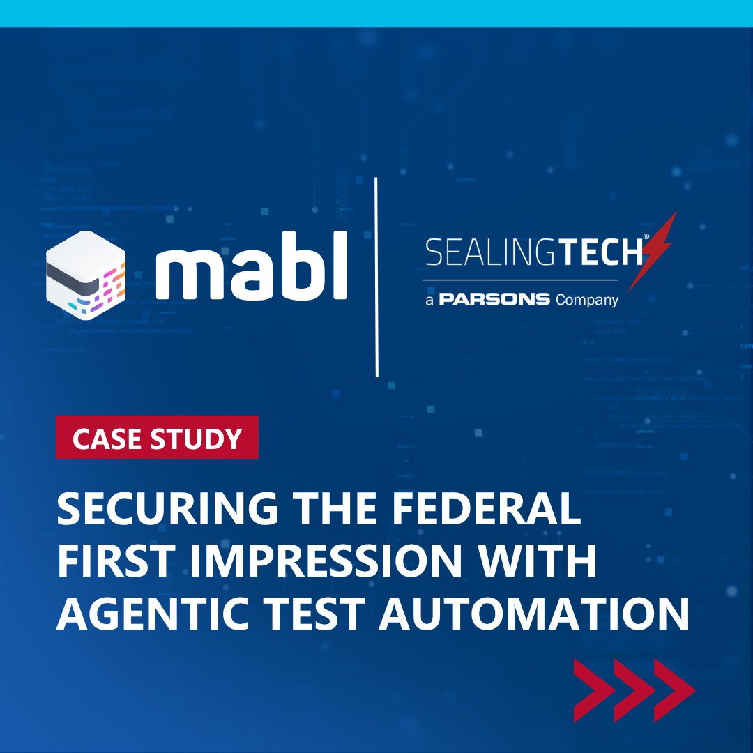 Sealing_Tech's tweet photo. Discover how SealingTech’s strategic collaboration with mabl, a leading AI-native test automation platform, is accelerating innovation and ensuring quality for our customers. https://t.co/7dzAuk9cdf https://t.co/EH9UZpAO55