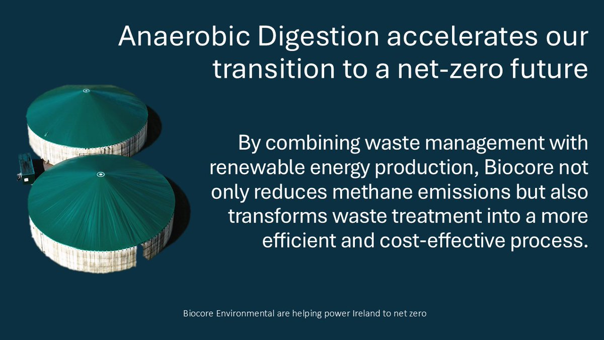 BiocoreE's tweet photo. Developing renewable energy systems such as Anaerobic Digestion provides Ireland with improved fuel security and diminishes our dependency on imported energy.. #biocore https://t.co/LKWo00pqVu