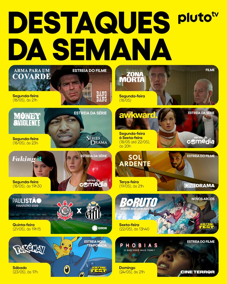 Pluto TV Brasil tweet media