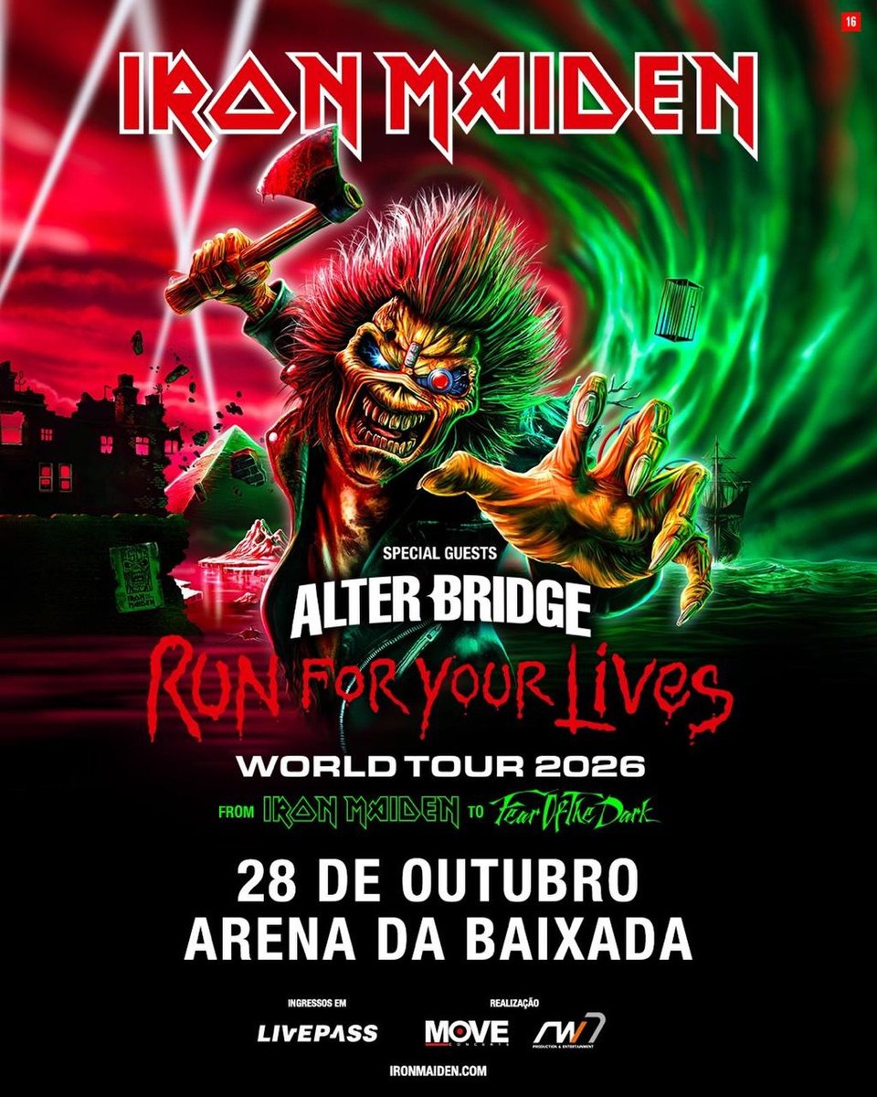 VanDoHalen's tweet photo. Iron Maiden em Curitiba confirmado https://t.co/ZaV4zFU4eJ