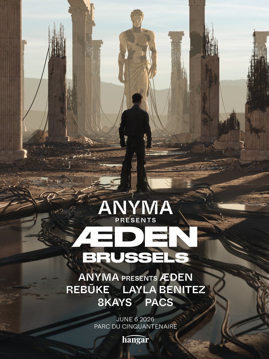 anyma_eva's tweet photo. ÆDEN Brussels - Lineup revealed 👁️ https://t.co/jXru23lW36