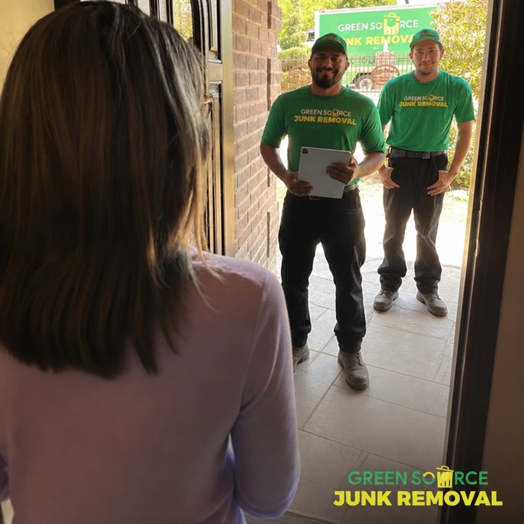 GreenSourceJunk's tweet photo. Day 5: Meet the faces of Green Source! 👋 We're a local DFW crew committed to serving our neighbors with a smile. No franchises, just local pros! 🚛

682-367-8335
greensourcejunk@gmail.com
https://t.co/rZElHGQgIW

#GreenSourceJunk #DFW #ShopLocal #Professional https://t.co/kddQ6GTI0B