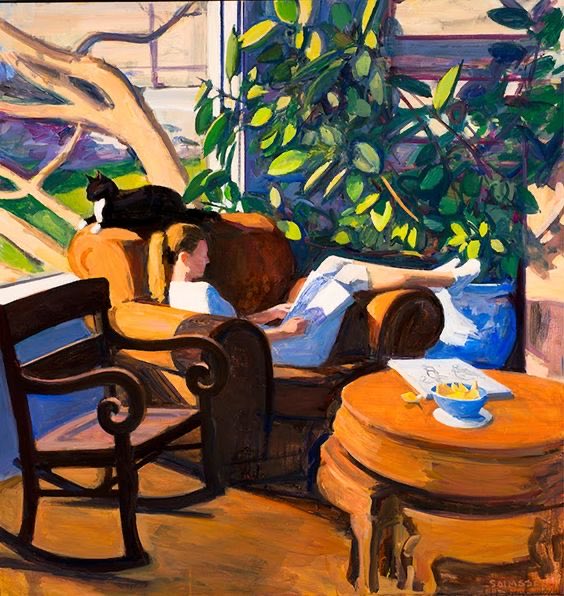 Reading with cats tweet media