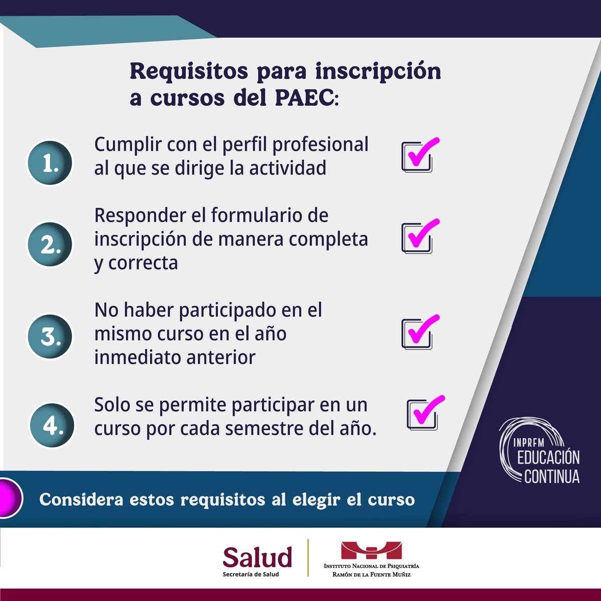 Educación Continua INPRFM tweet media