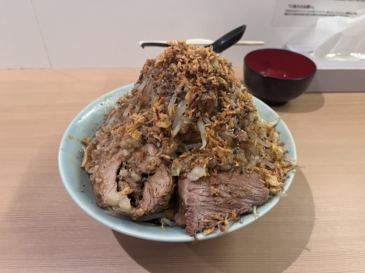 yunouro's tweet photo. 時をかけろ　一宮
汁なし　麺600g
うまあじ https://t.co/nUv7DAe17P