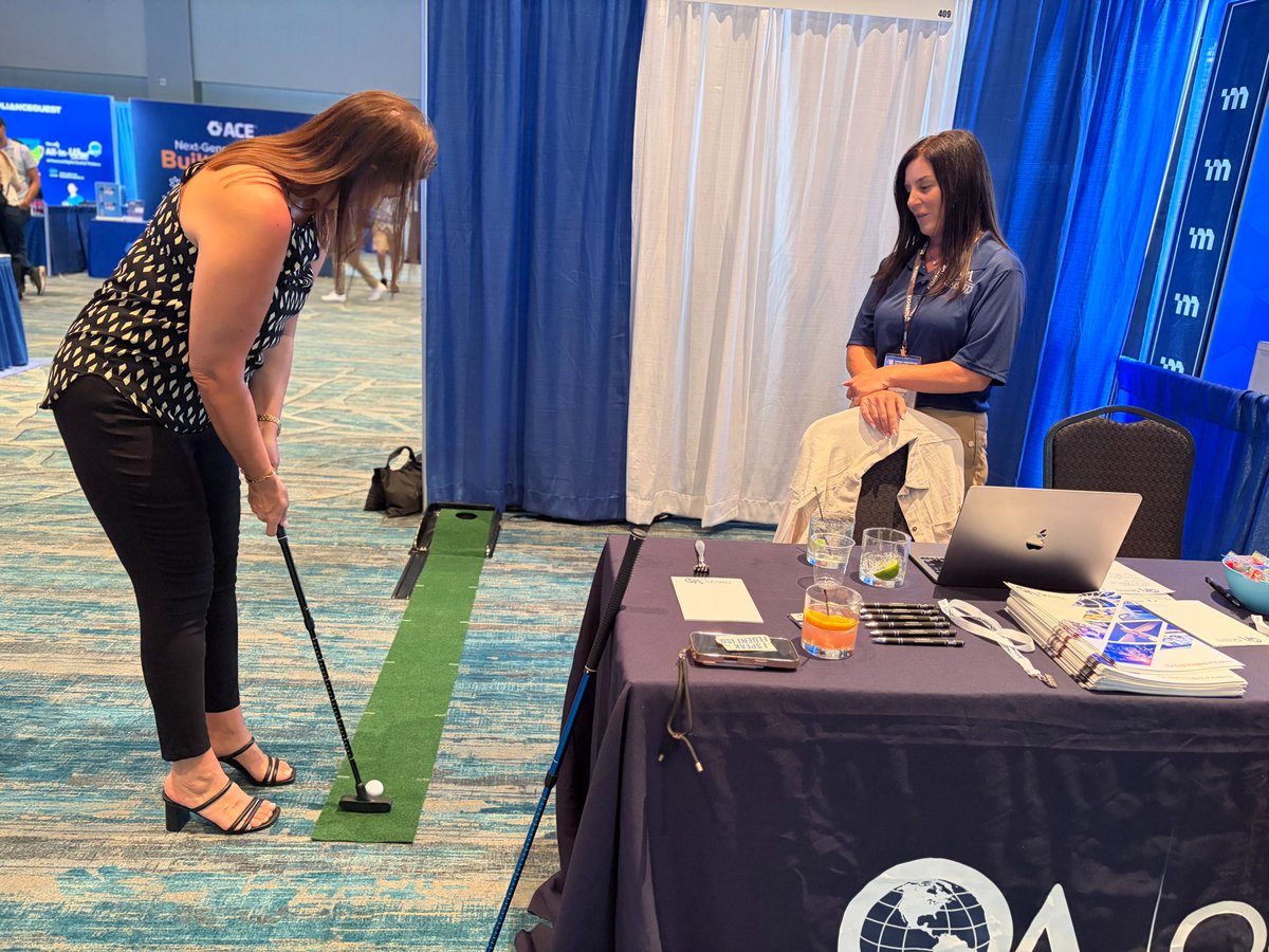 QualityAuditing's tweet photo. Candy, Golfing, and Audits... the ultimate trio? 💡

We think so. We are officially live on the expo floor at the ASQ World Conference on Quality &amp; Improvement!

Come by Booth #409 if you're looking to network, grab a quick sugar rush, or talk about all things audits. https://t.co/AMrGvgiZy0