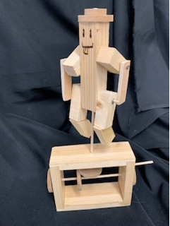 HighcrestAc's tweet photo. In Design Technology, Year 8 students have been busy designing and making mechanical toys this half term. Here are a few of their very creative pieces of automata. Mr Atkinson-Young, Head of Technology #highcrestacademy https://t.co/xIsZbmyeCW