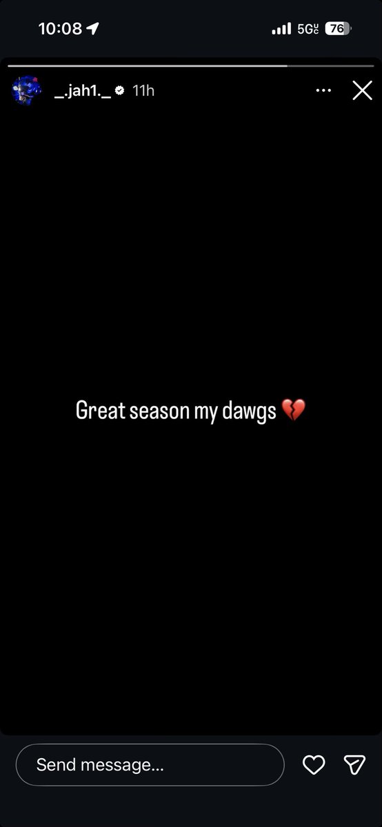 MCannon313's tweet photo. Wise words from Jahmyr Gibbs. We will be back. #Detroitbasketball https://t.co/yBJiNKg4AB