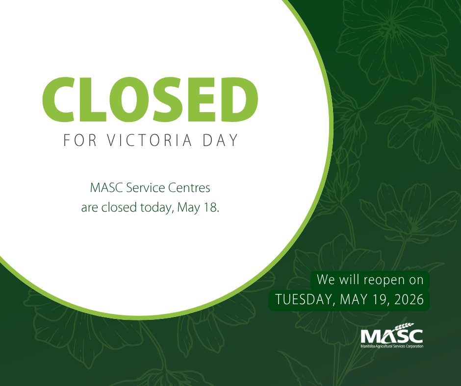 Manitoba Agricultural Services Corporation (MASC) tweet media