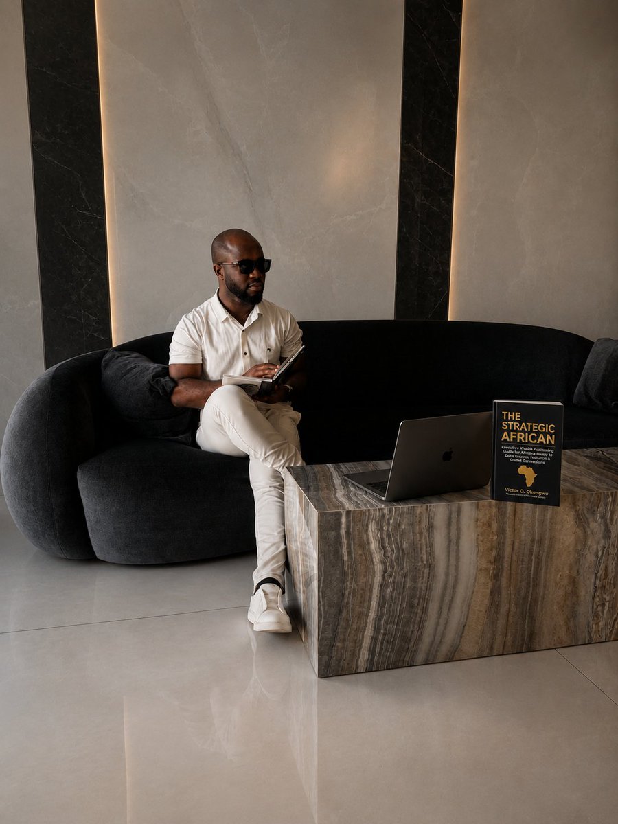 VicsonO's tweet photo. Dubai does not automatically create wealth.
It magnifies who you already are.

In one of the most powerful chapters of my upcoming book, THE STRATEGIC AFRICAN, 
I break down what I call. 

The Dubai Opportunity Myth.

A reality many migrants experience. But very few can explain.
Why do some people spend 10 years abroad and remain financially stuck?

Why do others arrive with less experience, yet build networks, visibility, influence, and leverage much faster?

The difference is rarely hard work alone.

Inside this chapter, I expose the trap of salary dependency. 

Why are limited social circles slowing economic growth? 

How invisibility blocks opportunities
And why many professionals fear executive environments where real opportunities move 
One line from the chapter says. 

Some residents are physically in Dubai, but economically living inside a much smaller invisible city made only of work and rent.”
That sentence alone explains the reality of many migrants abroad.

THE STRATEGIC AFRICAN 
It is a strategic guide for Africans ready to build income beyond salary
Understand positioning
Increase visibility, 
Access better rooms 
And become economically relevant globally

This book was written from observation, experience, and real conversations happening every day in migrant communities.
Launching soon.