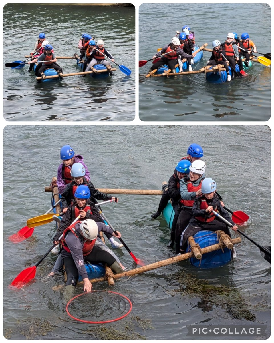 WeaverhamAcade1's tweet photo. Raft building on our first day is going well.  Only one fell off the raft.  @NWATrust #nwatwpa https://t.co/VIssrzQFqk