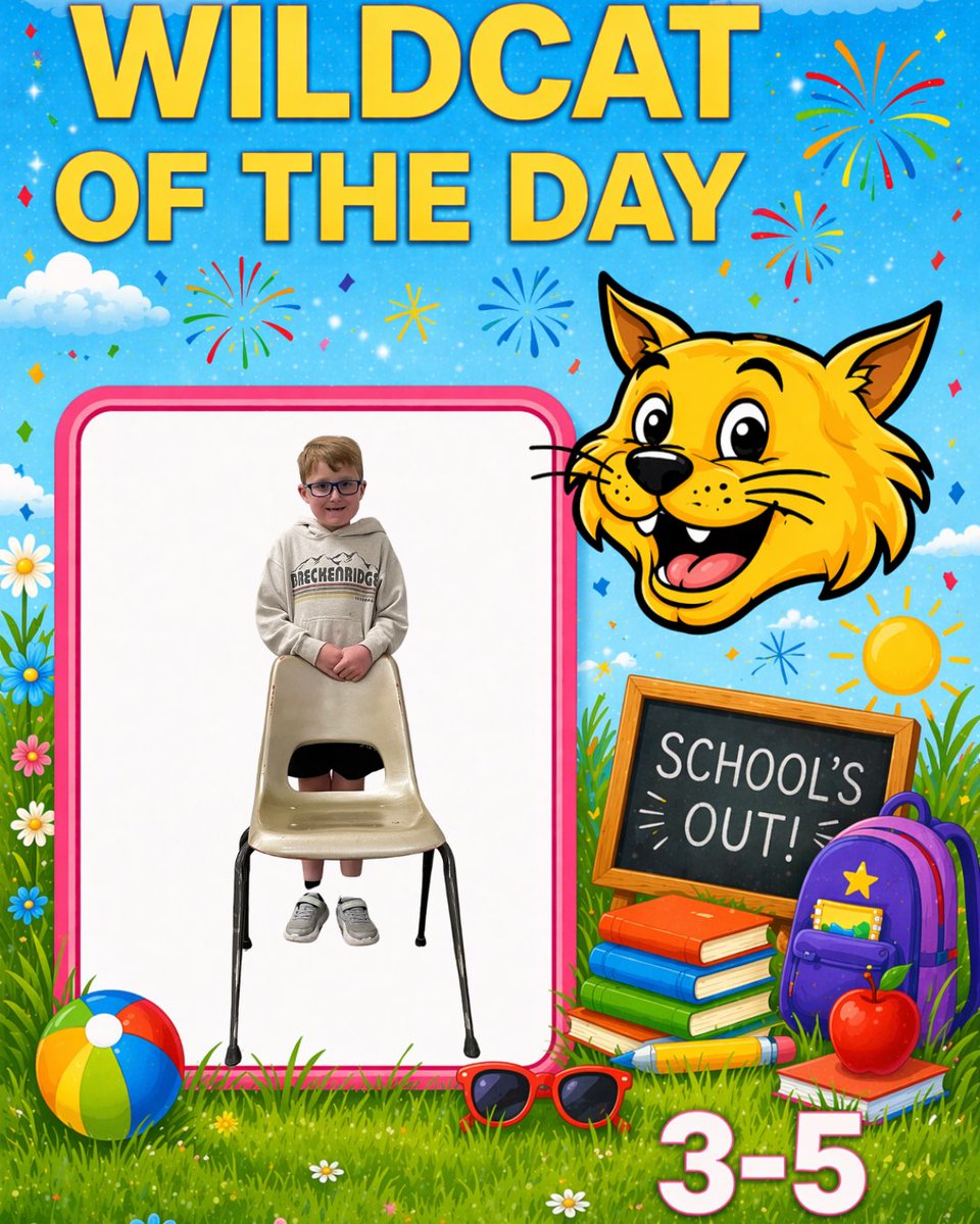 watson_hps's tweet photo. Congratulations to Jeice S. our 3-5 PAWS-itive Behavior Wildcat of the Day!  Jeice was recognized by Mrs. Lehrling for being a leader and following directions in group.  Way to go Jeice!  Keep up the great work!  #WildCatStrongHPS https://t.co/tK0N7i8D4Z