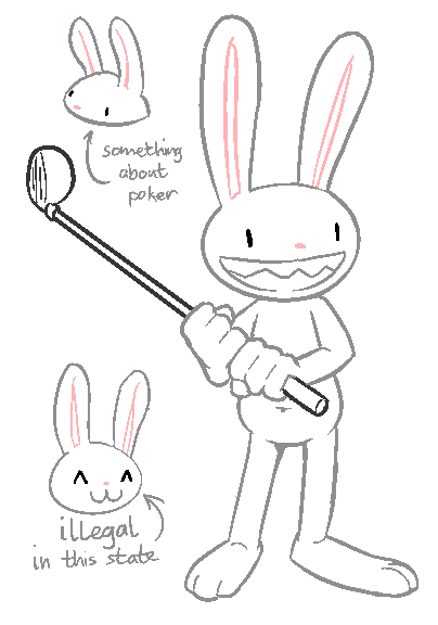 TehAwesomestKit's tweet photo. max with a golf club https://t.co/nZLRwShduu