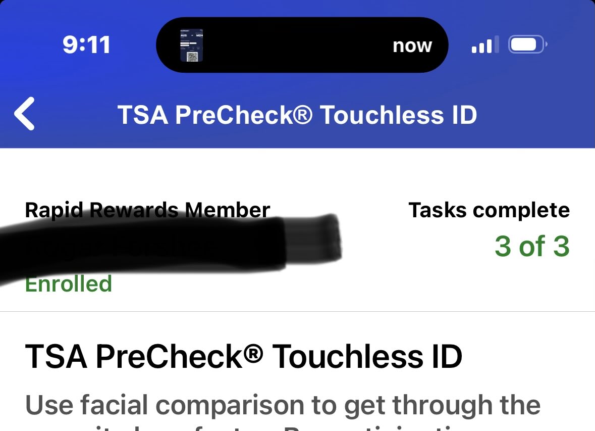 tforshee's tweet photo. @SouthwestAir odd that I’m enrolled, used it 1/2 dozen times and I show up at airport and not there.  Talked to customer service they don’t see I’ve ever enrolled https://t.co/70SLMrj3gD