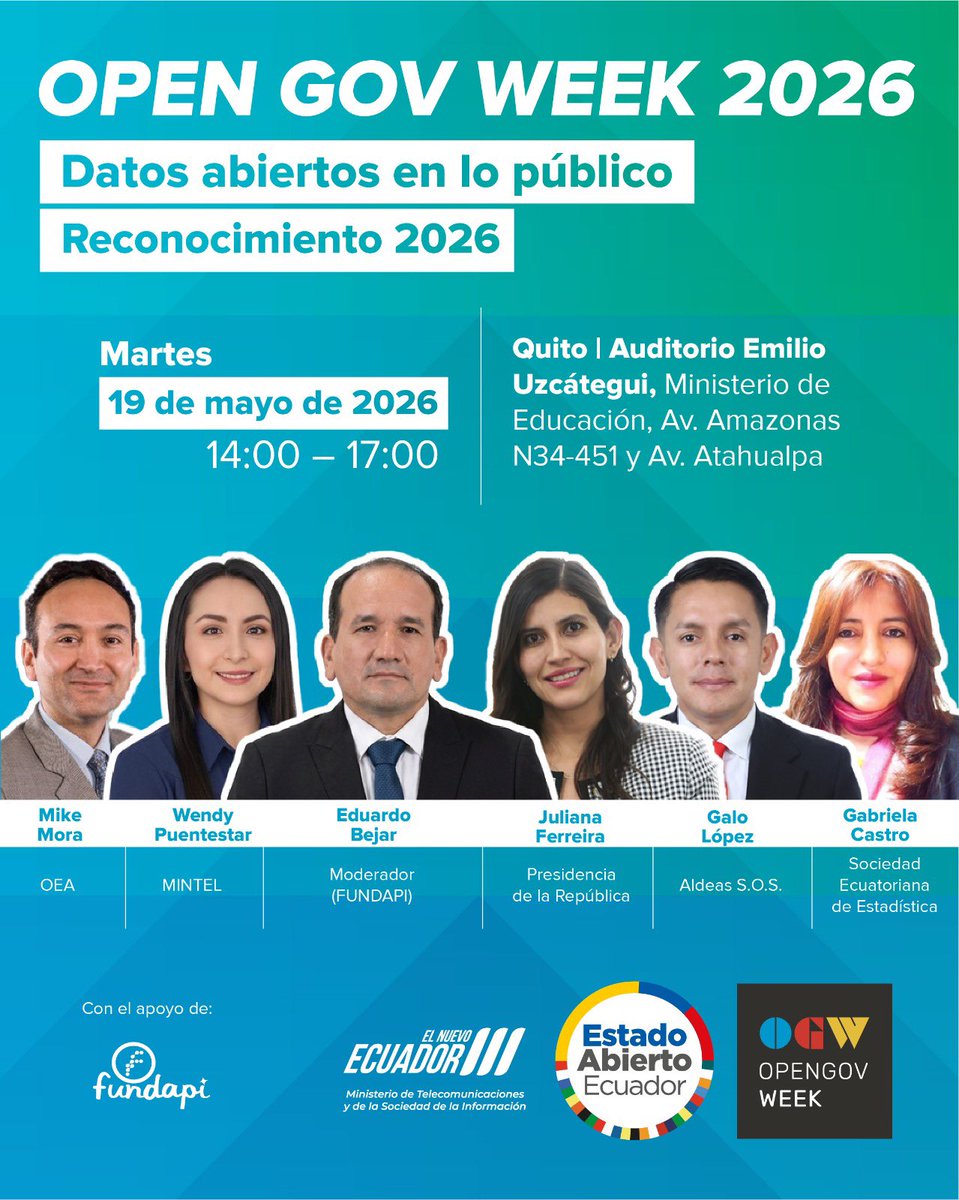 Ministerio de Telecomunicaciones Ecuador 🇪🇨 tweet media