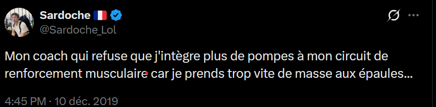 IvanKaryllitch's tweet photo. Vous comprenez rien c'est son coach qui lui a interdit de faire des pompes pour pas qu'il se muscle trop les épaules😂 https://t.co/P1VUVRQ3bm