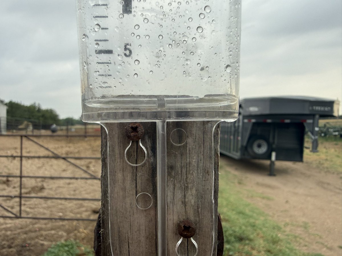 SiekerSales's tweet photo. @swksfarmer Got a better rain at the farm. Solid 30 thousandths https://t.co/YxwsNk666S