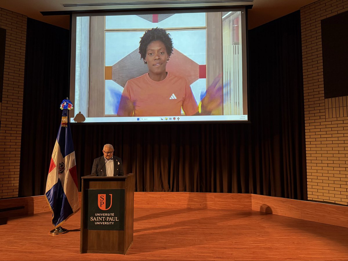 RDenCanada's tweet photo. La Embajada de la República Dominicana en Canadá presentó el documental Sueños Dorados: Marileidy Paulino, en el marco de la 29.ª edición del Festival de Cine Latinoamericano (LAFF), en la ciudad de Ottawa. https://t.co/pL3CDoh1tz