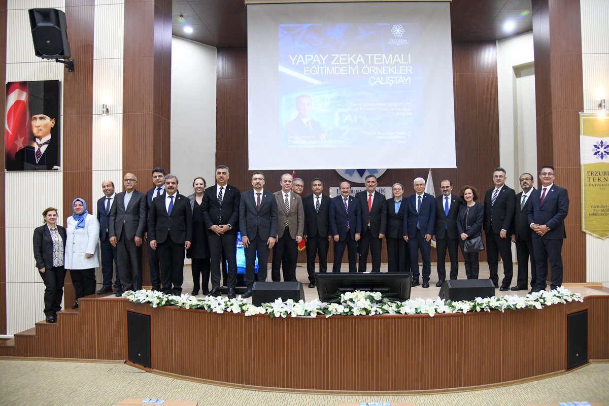 etukurumsal's tweet photo. 🗞️ETÜ ve TU12 İş Birliğinde “Yapay Zekâ Temalı Eğitimde İyi Örnekler Çalıştayı” Düzenlendi

📌Erzurum Teknik Üniversitesi (ETÜ) ve Teknik Üniversiteler Birliği (TU12) iş birliğiyle düzenlenen “Yapay Zeka Temalı Eğitimde İyi Örnekler Çalıştayı” gerçekleştirildi.

🔹Ayrıntılar İçin 
🔗https://t.co/iAMTsEYpVw