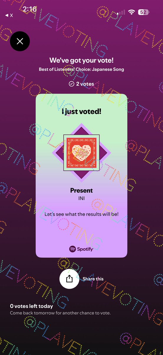 PLAVE Voting Log tweet media