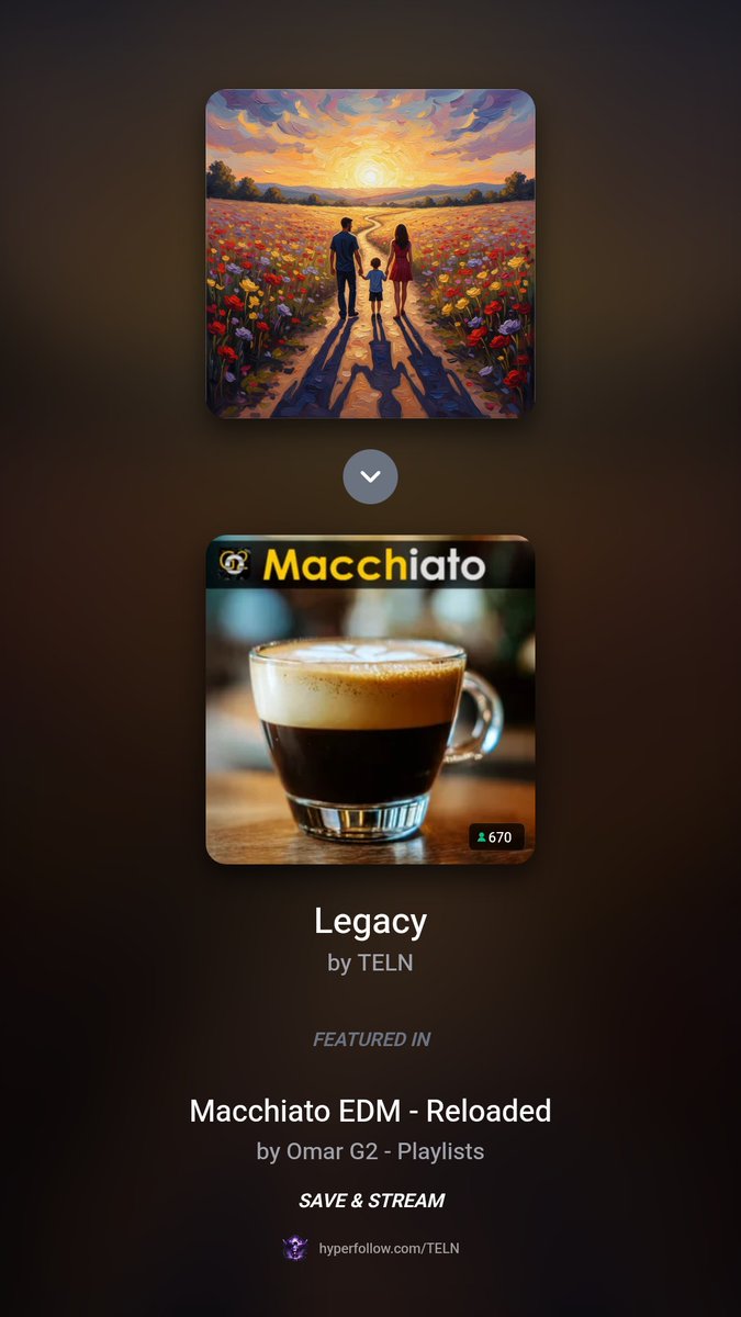 telnhq's tweet photo. Huge thanks to @omr_g2 for adding 'Legacy' to the 'Macchiato EDM - Reloaded' playlist! π§ Perfect vibes for your day.
#TELN #Legacy #EDM https://t.co/eLRDSuGFoJ