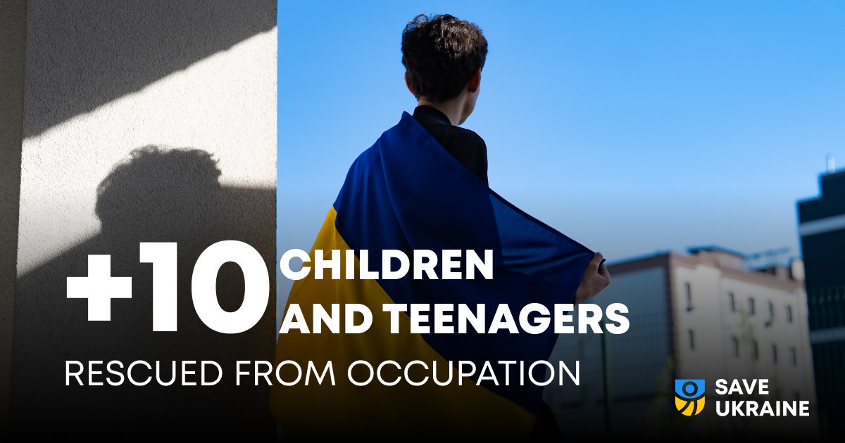 MykolaKuleba's tweet photo. Last week, the @SaveukraineUs team rescued 10 children and teenagers from russian occupation. This became possible thanks to the support of our partners within the framework of the President of Ukraine’s initiative Bring Kids Back UA. Each of them endured constant pressure, intimidation, and fear — but today, that nightmare is finally behind them.

Among those rescued:

🔹 19-year-old Dmytro, whose home was raided several times by armed occupiers. Russian soldiers smashed the windows and searched through all of the family’s personal belongings. On one occasion, the young man was detained in a store because of a screenshot of a map found on his phone.

🔹 20-year-old Maksym, who was threatened at gunpoint by russian soldiers right on the street. At college where he studied, occupiers pressured students into signing military contracts to operate combat drones, while young men in the streets were forcibly handed draft notices.

🔹 2-year-old Artem, who was born under occupation and grew up hearing nothing but the roar of military vehicles. His entire family lived in constant fear, knowing that occupiers could come at any moment with searches, detentions, or take someone “to the basement” because of a Ukrainian passport or so-called “suspicious behavior.”

These children, along with 7 others, are finally safe and recovering in our Hope and Healing Сenters. There, they receive comprehensive psychological support, assistance with documents, and comfortable housing to begin a new life in freedom.

But thousands of Ukrainian children are still trapped under occupation, where they are forced to forget their identity and are openly being prepared for war. And we will not stop.

🙏🏻 We are deeply grateful to our partners @klitschko, Tatjana Kiel, #WeAreAllUkrainians, and the Joint Center for Coordination of Search and Release — together, we are bringing Ukrainian children home.

Thanks to Save Ukraine, more than 1,300 children are already back home.