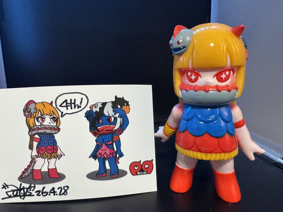 RT @GACHANK51511919: 抽選でお迎え♪ アマビエちゃんOrigin @P9Toys