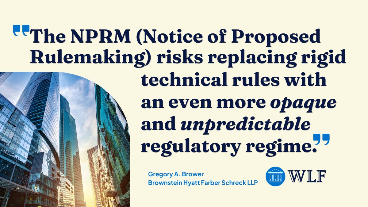 WLF's tweet photo. How effective is the Treasury Department’s Financial Crimes Enforcement Network’s “Notice of Proposed Rulemaking” when it comes to preventing money-laundering and financing terrorism? @BrownsteinHyatt  attorney Greg Brower takes a closer at this new proposal.

#Securities #banking #fraudprevention