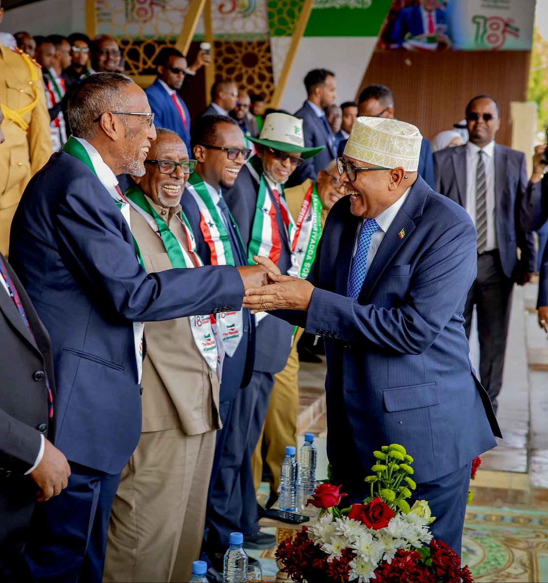 OmarAmoud's tweet photo. “My fellow citizens: That we may differ in our political views is why  we adopted a democratic system. Let us not allow our differences  harm our nation.Our shared agreement must that our  nationhood rises above anything that could divide us.” 
H.E, the President of Somaliland https://t.co/vCFjZbd5YA