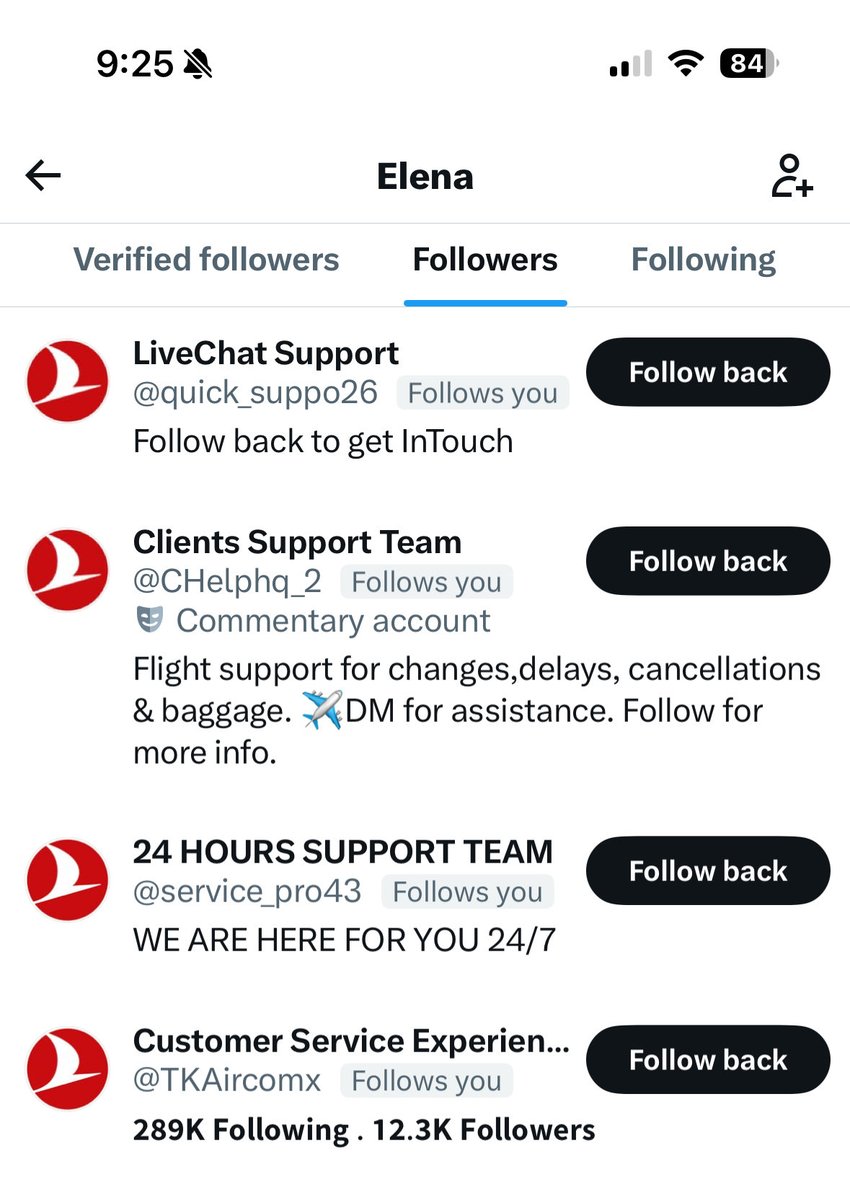 The_AngryYogi's tweet photo. I’m getting popular with @TurkishAirlines impersonators eager to help, by the minute! Should I feel flattered? @TK_HelpDesk is still dead silent! @SHGM @GoTurkiye https://t.co/R4nUM9L2Nx