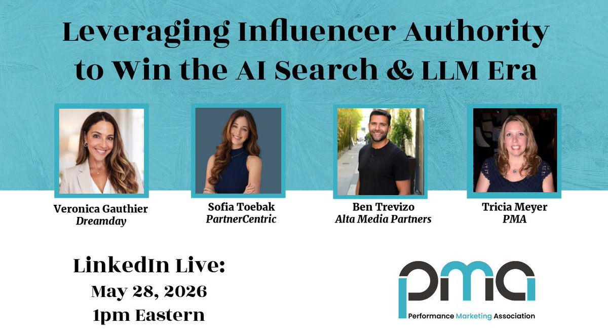 pmassociation's tweet photo. Leveraging Influencer Authority to Win the AI Search &amp; LLM Era https://t.co/mPtiM7lAnb https://t.co/0wG5SdUSjB